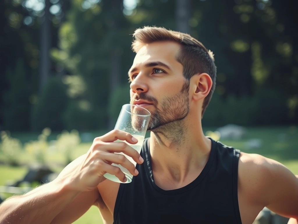 Homme actif et en santé